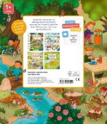 Buchcover und Innenansicht für das Buch: Mein erstes Sachen suchen Wimmelbuch: Meine Welt