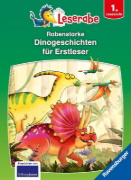 Buchcover und Innenansicht für das Buch: Leserabe - Sonderausgaben - Rabenstarke Dinogeschichten für Erstleser