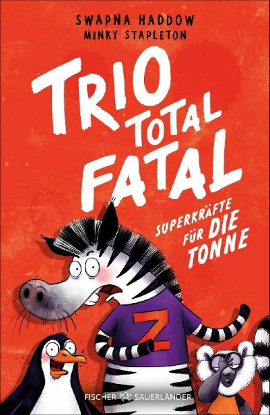 Buchcover und Innenansicht für das Buch: The Terrible Trio: The (not so) Superheroes