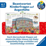 Buchcover und Innenansicht für das Buch: Wieso? Weshalb? Warum?, Band 35: Rund um den Fußball