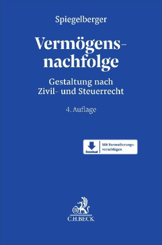 Buchcover und Innenansicht für das Buch: Vermögensnachfolge