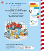 Buchcover und Innenansicht für das Buch: Bagger, Traktor, Müllabfuhr!