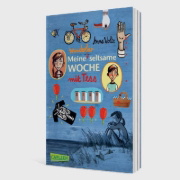 Buchcover und Innenansicht für das Buch: Mijn bijzonder rare week met Tess