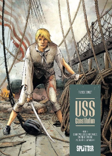 Buchcover und Innenansicht für das Buch: USS Constitution. Band 2