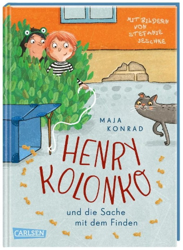 Buchcover und Innenansicht für das Buch: Henry Kolonko und die Sache mit dem Finden