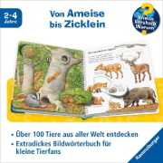 Buchcover und Innenansicht für das Buch: Wieso? Weshalb? Warum? Mein junior-Lexikon: Tiere
