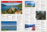 Buchcover und Innenansicht für das Buch: MARCO POLO Reiseatlas Alpen, Norditalien 1:300.000