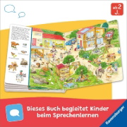 Buchcover und Innenansicht für das Buch: Sachen suchen - Mein großes Sachen suchen: Unser Bauernhof