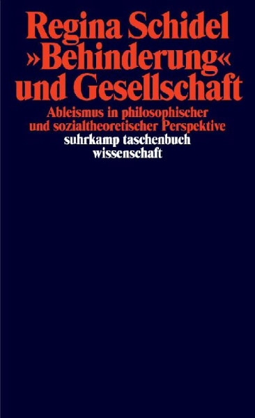 Buchcover und Innenansicht für das Buch: 'Behinderung' und Gesellschaft