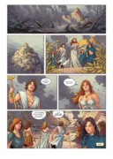 Buchcover und Innenansicht für das Buch: Mythen der Antike: Die Kriege des Zeus