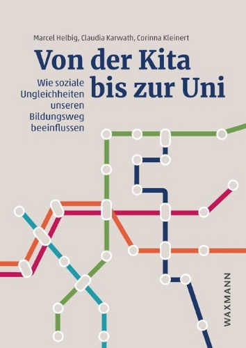 Buchcover und Innenansicht für das Buch: Von der Kita bis zur Uni