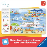Buchcover und Innenansicht für das Buch: Mein großes Sachen suchen: Viele, viele Fahrzeuge