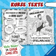 Buchcover und Innenansicht für das Buch: Football Superstars. Messi Rules