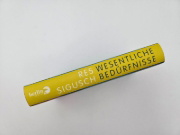 Buchcover und Innenansicht für das Buch: Wesentliche Bedürfnisse