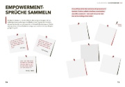 Buchcover und Innenansicht für das Buch: Be Your Own F*cking Hero - das Workbook