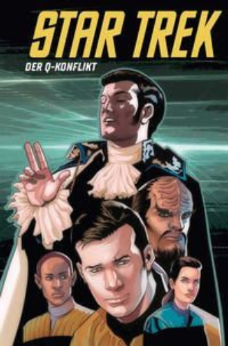 Buchcover und Innenansicht für das Buch: Star Trek Comicband 17: Der Q-Konflikt