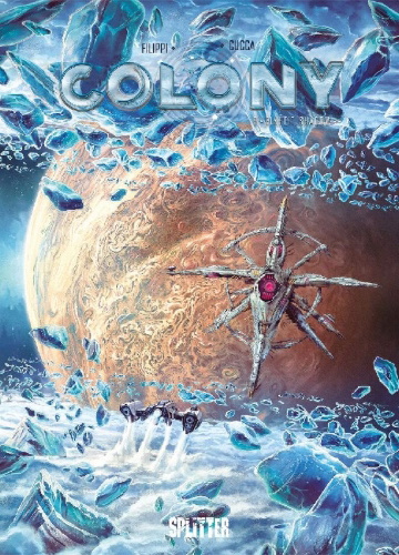 Buchcover und Innenansicht für das Buch: Colony. Band 6