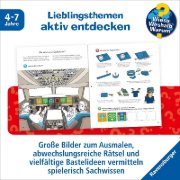 Buchcover und Innenansicht für das Buch: Wieso? Weshalb? Warum? aktiv-Heft: Flugzeuge