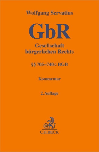 Buchcover und Innenansicht für das Buch: Gesellschaft bürgerlichen Rechts. GbR