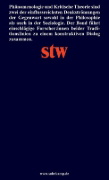 Buchcover und Innenansicht für das Buch: Phänomenologie und Kritische Theorie