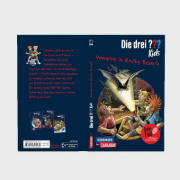 Buchcover und Innenansicht für das Buch: Die drei ??? Kids Dein Fall: Vampire in Rocky Beach