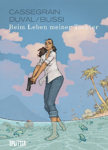 Buchcover und Innenansicht für das Buch: Beim Leben meiner Tochter