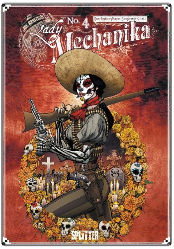 Buchcover und Innenansicht für das Buch: Lady Mechanika