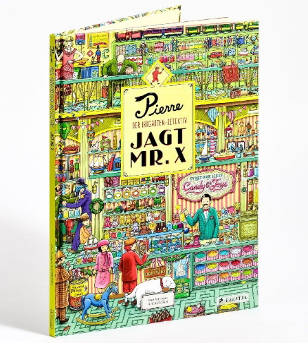 Buchcover und Innenansicht für das Buch: Pierre the Maze Detective: The Mystery of the Empire Maze!