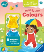 Buchcover und Innenansicht für das Buch: Play+ My first Magnetic Book: Match and Learn Colours