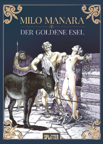 Buchcover und Innenansicht für das Buch: L'Âne d'or
