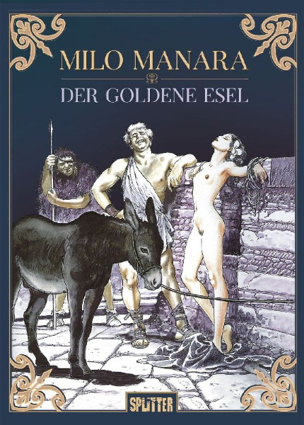 Buchcover und Innenansicht für das Buch: L'Âne d'or