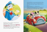 Buchcover und Innenansicht für das Buch: Alltagshelden - Gefühle lernen mit Disney: Disney Micky Maus & Freunde - Eins nach dem anderen, Donald! Über Achtsamkeit und Gelassenheit.