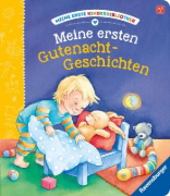 Buchcover und Innenansicht für das Buch: Meine ersten Gutenacht-Geschichten
