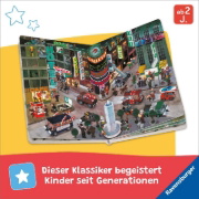 Buchcover und Innenansicht für das Buch: Mein Wimmelbuch: Unsere große Stadt