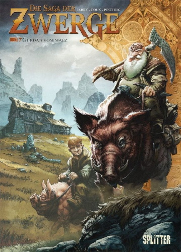 Buchcover und Innenansicht für das Buch: Die Saga der Zwerge. Band 17
