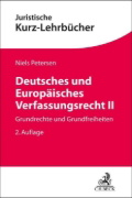 Buchcover und Innenansicht für das Buch: Deutsches und Europäisches Verfassungsrecht II