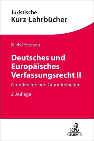 Buchcover und Innenansicht für das Buch: Deutsches und Europäisches Verfassungsrecht II