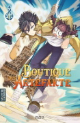 Buchcover und Innenansicht für das Buch: La Boutique d'Artefacts 01