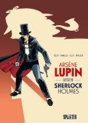 Buchcover und Innenansicht für das Buch: Arsène Lupin contre Sherlock Holmes 1 + 2