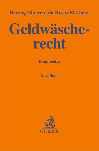 Buchcover und Innenansicht für das Buch: Geldwäscherecht