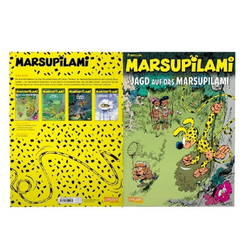 Buchcover und Innenansicht für das Buch: Marsupilami 0 - Capturez un Marsupilami