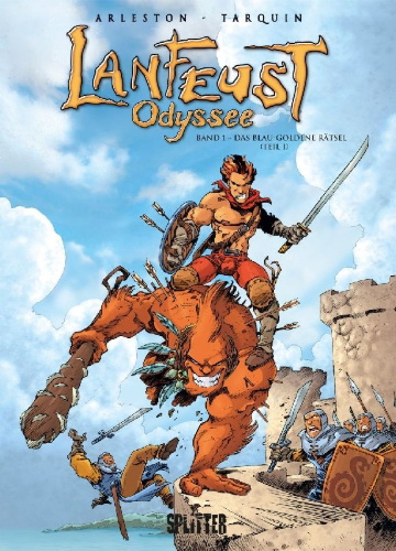 Buchcover und Innenansicht für das Buch: Lanfeust Odyssee. Band 1