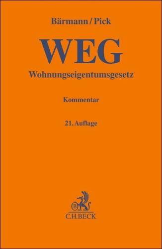 Buchcover und Innenansicht für das Buch: Wohnungseigentumsgesetz. WEG