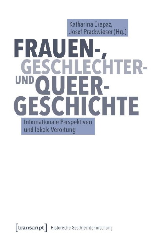 Buchcover und Innenansicht für das Buch: Frauen-, Geschlechter- und Queer-Geschichte
