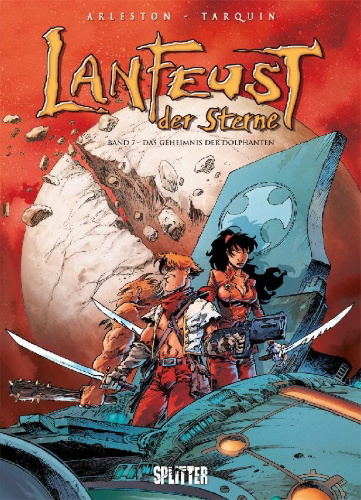 Buchcover und Innenansicht für das Buch: Lanfeust der Sterne. Band 7