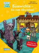 Buchcover und Innenansicht für das Buch: Lesenlernen mit Spaß - Minecraft 5: Bösewichte - bis zum Abwinken!