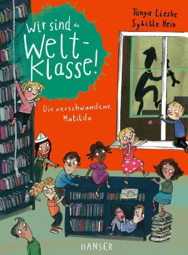 Buchcover und Innenansicht für das Buch: Wir sind (die) Weltklasse - Die verschwundene Matilda