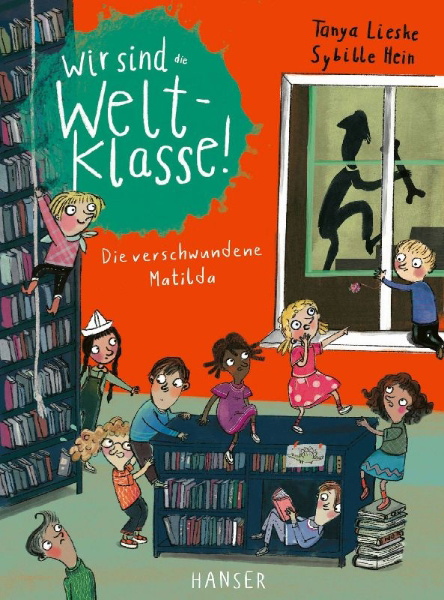 Buchcover und Innenansicht für das Buch: Wir sind (die) Weltklasse - Die verschwundene Matilda
