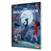 Buchcover und Innenansicht für das Buch: Spirou und Fantasio Spezial 39: Der Wolfsmensch
