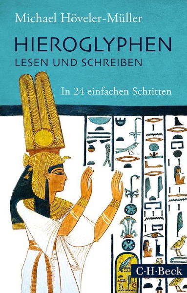 Buchcover und Innenansicht für das Buch: Hieroglyphen lesen und schreiben